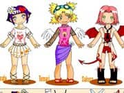 Juego Vestir a Chicas Mini Narutos - Vestir a Chicas Mini Narutos online gratis, jugar Gratis