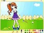 Juego Pintar a la Pequena Chica - Pintar a la Pequena Chica online gratis, jugar Gratis