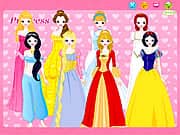 Juego Vestir a Princesas de Disney - Vestir a Princesas de Disney online gratis, jugar Gratis